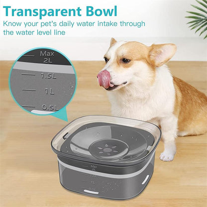 70oz Dog Water Bowl Large Capacity Spill Proof Dog Bowl Pets dealsniper-net