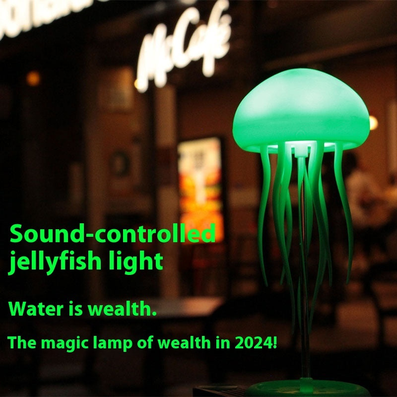 Jellyfish Mood Lamp LED Jellyfish Night Light Portable Home Decor dealsniper-net