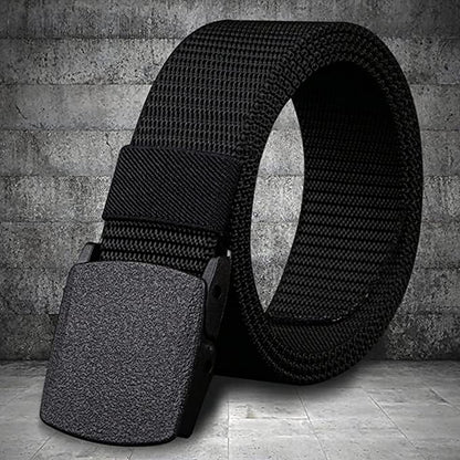 Plastic Cam Buckle Nylon Canvas Tactical Waistband Webbing Military Belt For Men Men dealsniper-net