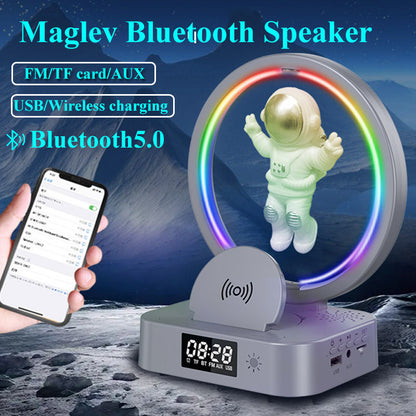 Magnetic Levitation Bluetooth Speaker Astronaut Gadgets dealsniper-net