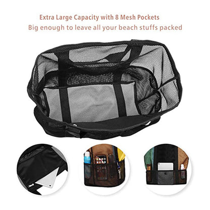 Large-capacity Mesh Portable Beach Bag