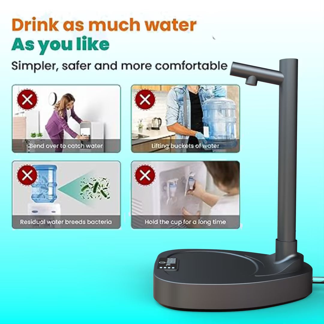 Added Extension Tupe Water Dispenser Automatic Water Bottle Desktop