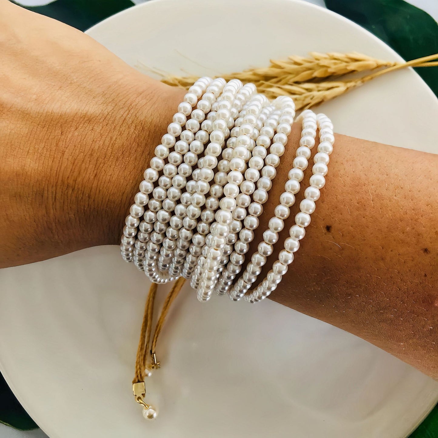 1 PCS Multilayer Pearl Bracelet For Women Jewelry dealsniper-net
