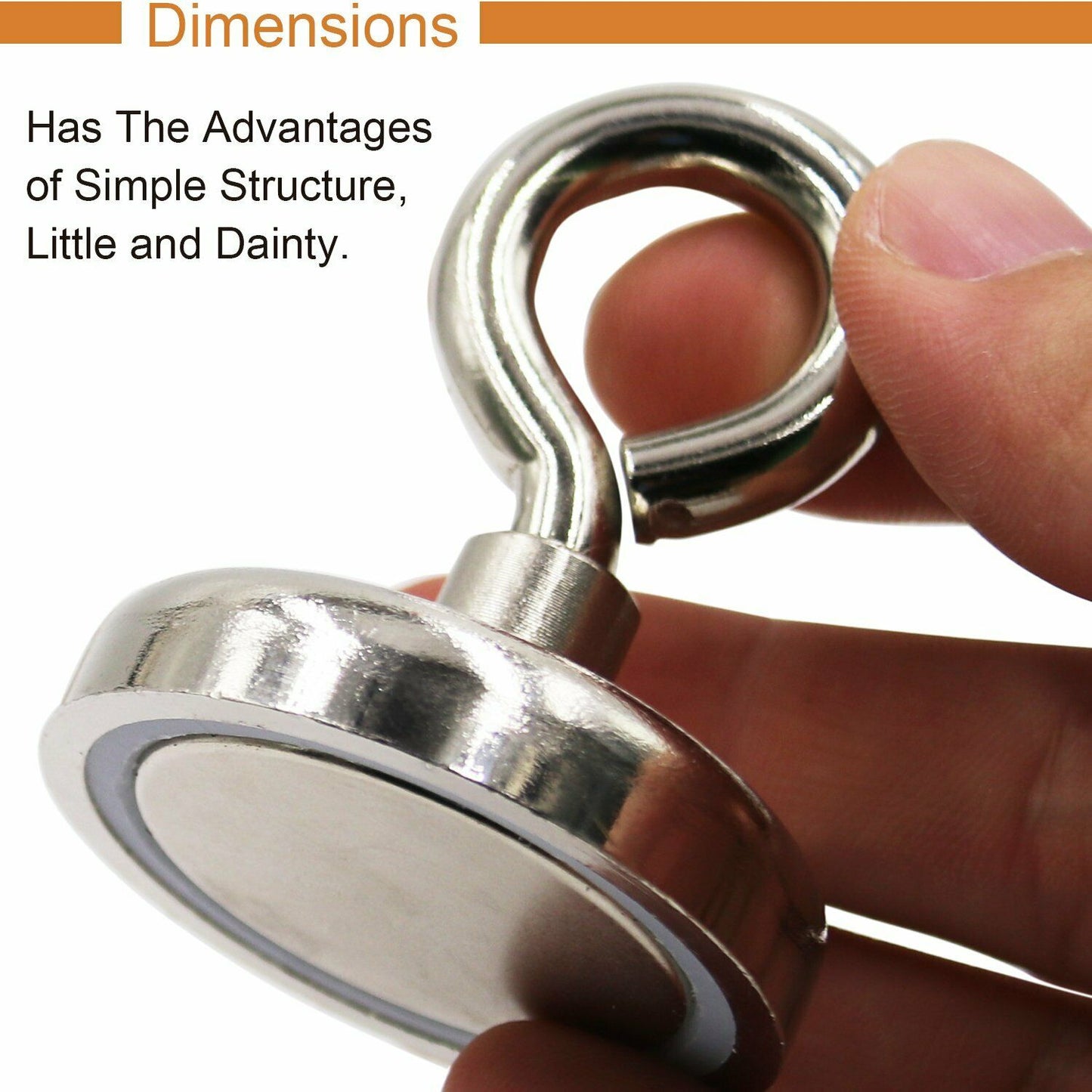 Fishing Magnet with Lifting Ring Magnetic Retrieving Lake Treasure Hunt Collects Outdoor DealSniper.net