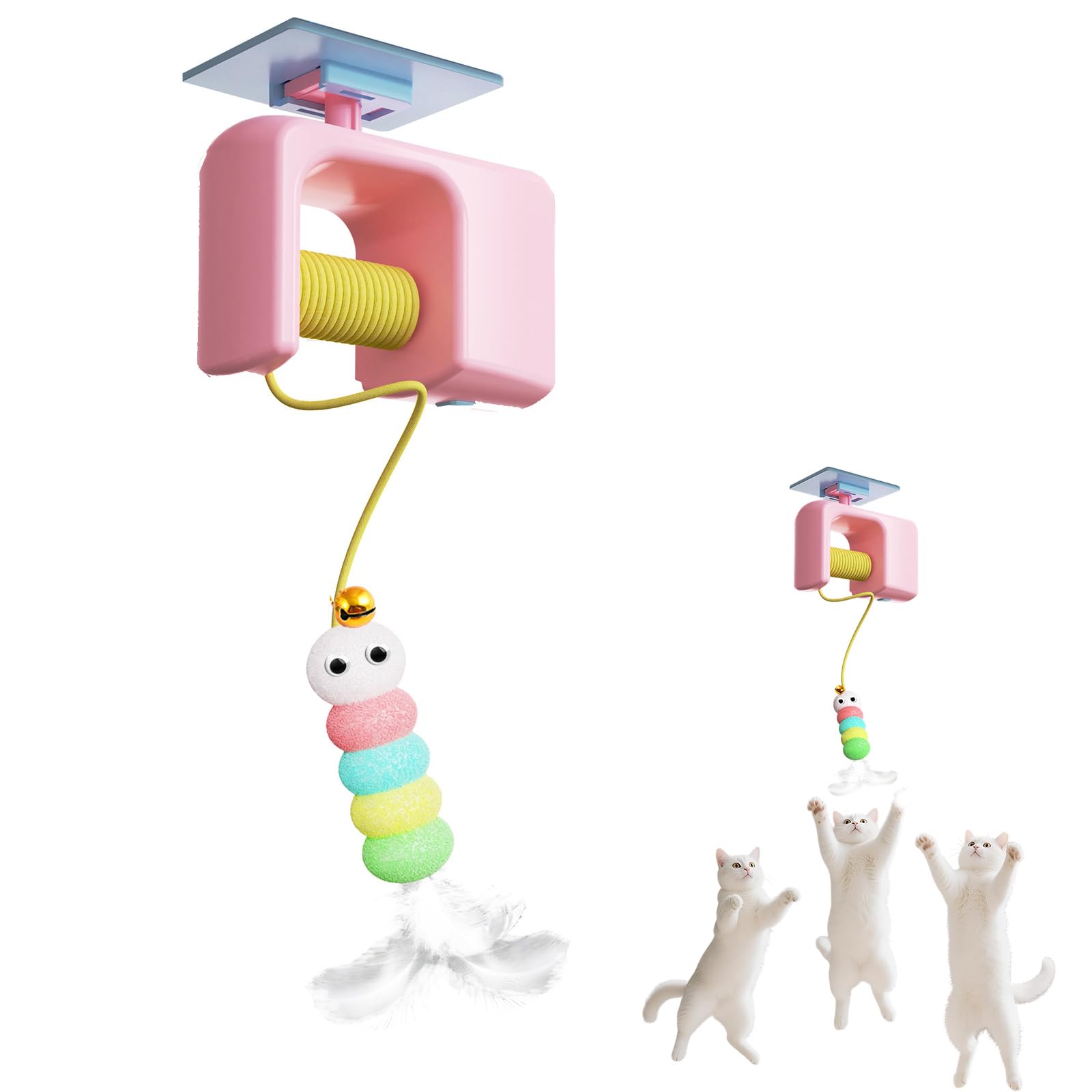 Caterpillar And Flying Bird Suitable For Self-playing Pet Chasing Toys Ai Recorder Gym From House