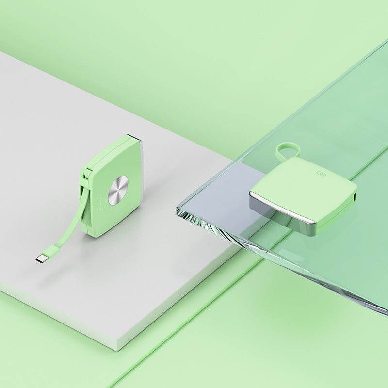 5000 MA Pendant Emergency Power Bank Electronics dealsniper-net Green Apple Cable 5000 MA