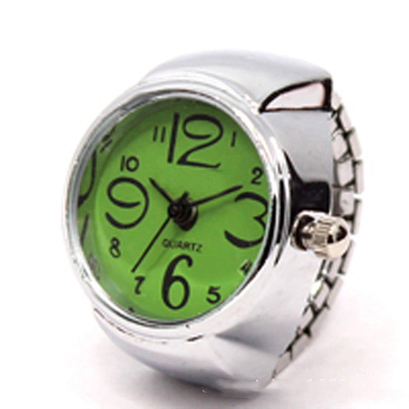 Personalized Men And Women Ring Watch Hot Sale Couple Ring Jewelry dealsniper-net Green