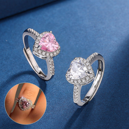 Fashion Jewelry Micro-encrusted Zircon Diamond Love Peach Jewelry Gym From House