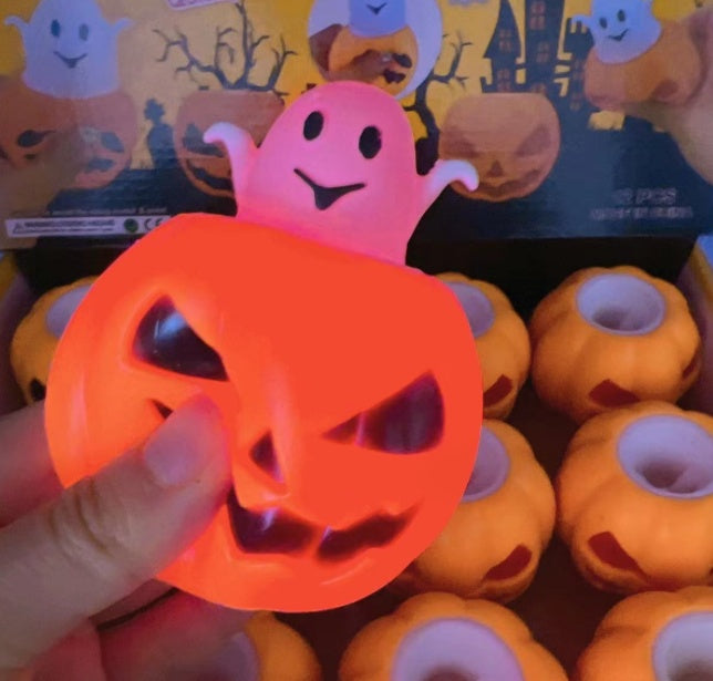 Pumpkin Head Pinch And Release Ball Kids dealsniper-net Glowing Pumpkin