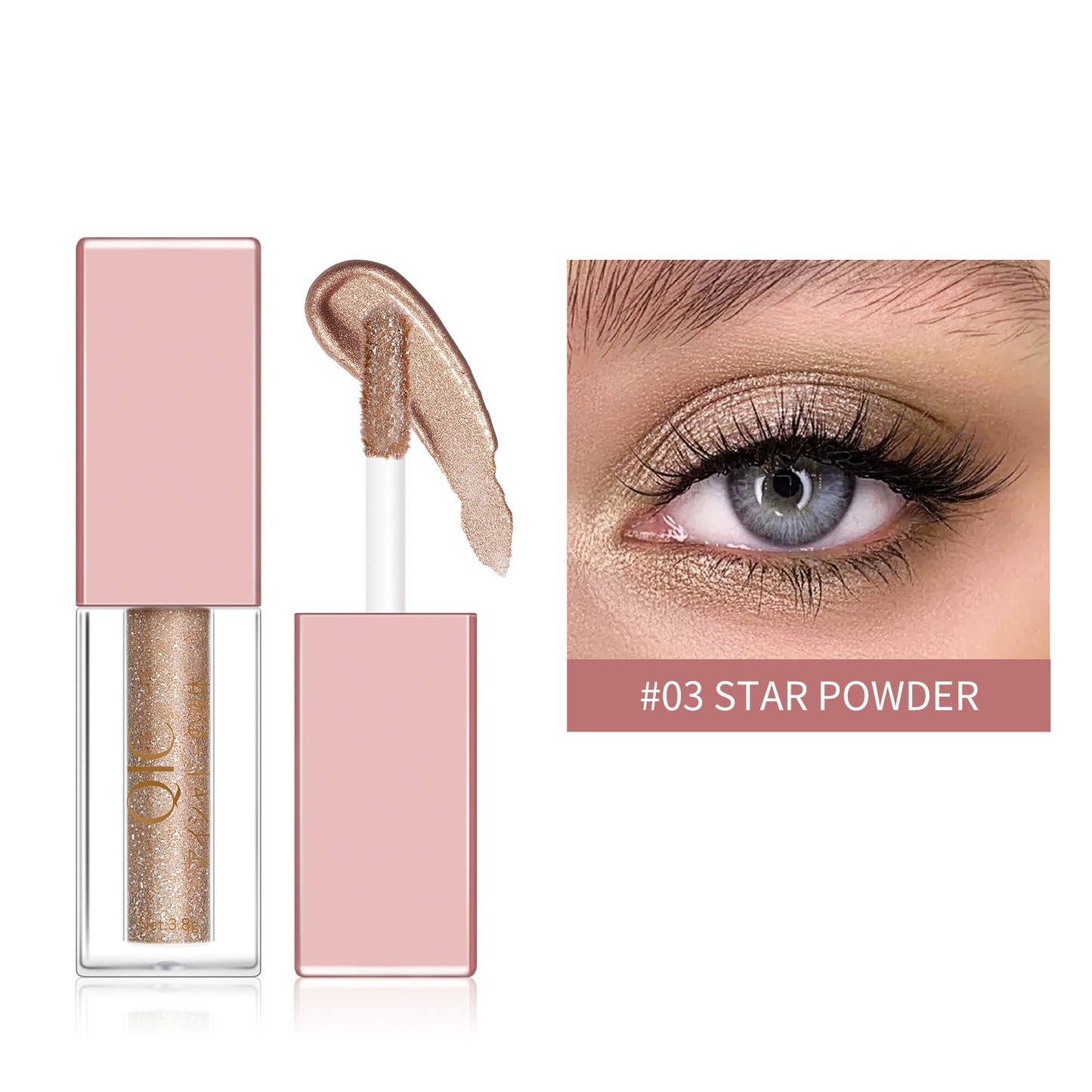 Liquid Eyeshadow Matte Diamond Pearlescent Waterproof Beauty Gym From House Star powder