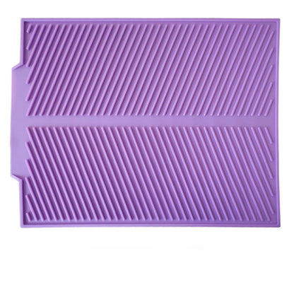 Household Kitchen Drying Silicone Drain Pad Kitchen Gym From House Purple L