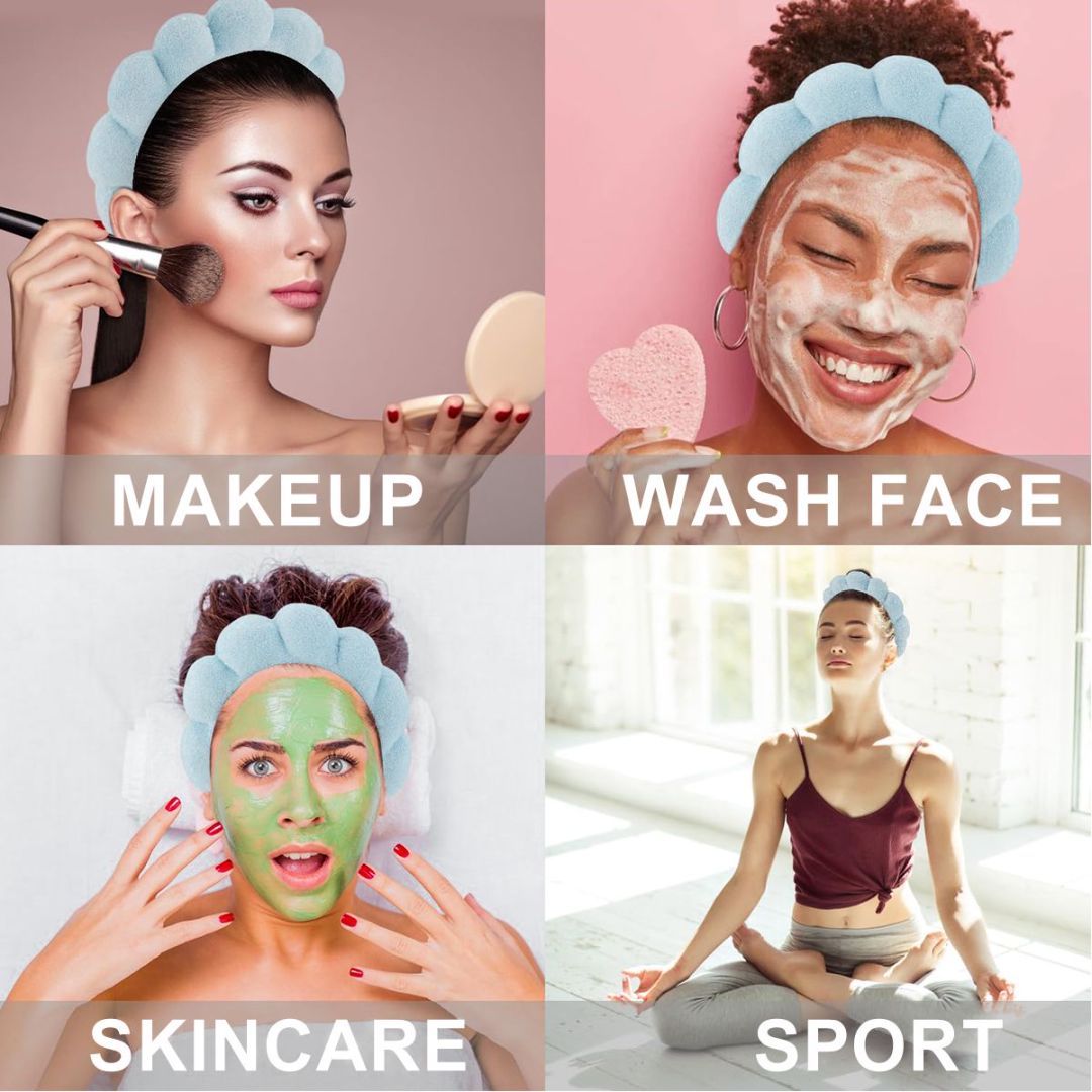 Three-piece Headband Bracelet Blue Beauty DealSniper.net