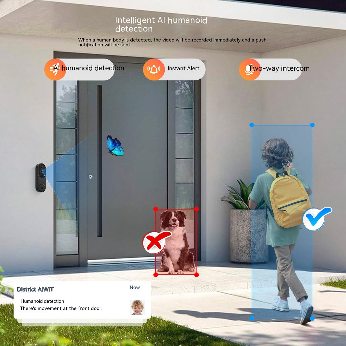M50 Intelligent Visual Doorbell Wireless Camera House DealSniper.net