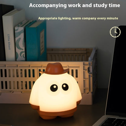 Halloween Children's Creative Cartoon Atmosphere Little Ghost Night Light Home Decor Gym From House