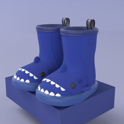 Shark Shoes Kids Rain Boots Kids dealsniper-net Pure blue Size140