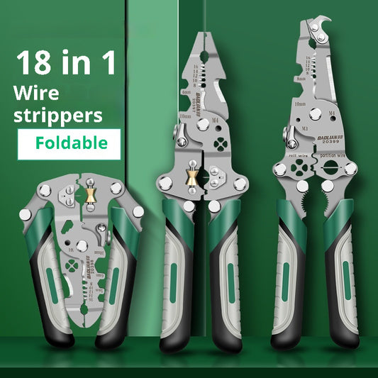Foldable Wire Stripper Multifunctional Pulley Design Tools DealSniper.net