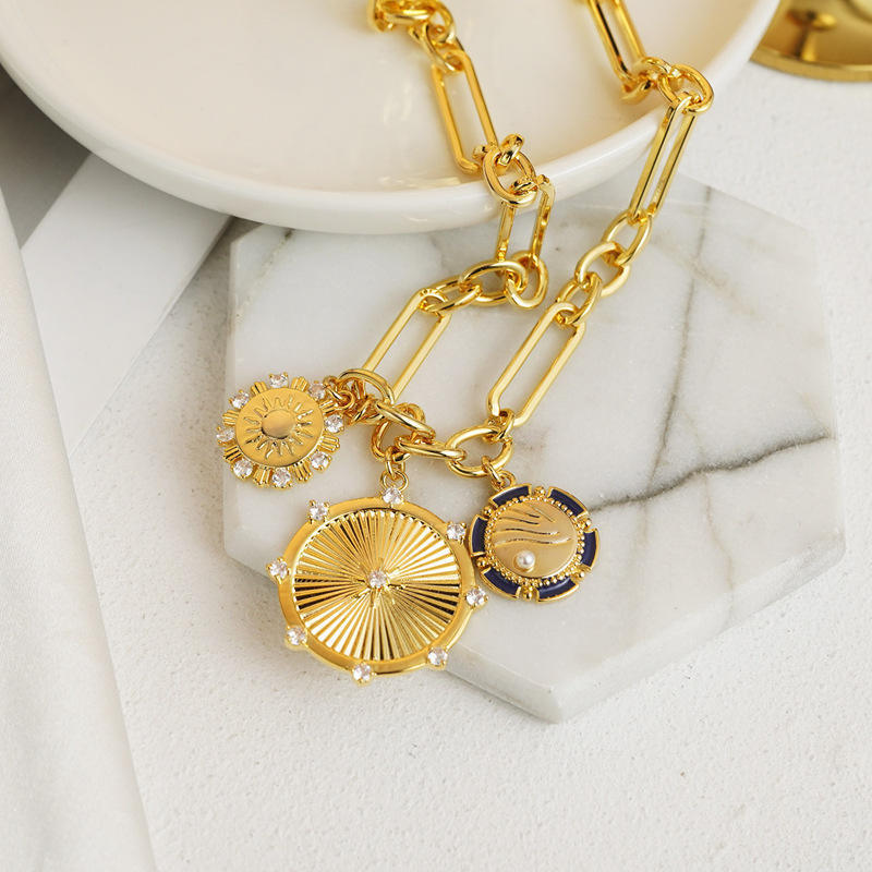 Fashion Jewelry Creative Sun Pendant Necklace Jewelry dealsniper-net