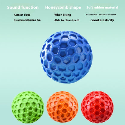 Dog Vocalization Bite-resistant Molar Relieving Stuffy Toy Ball Pets dealsniper-net