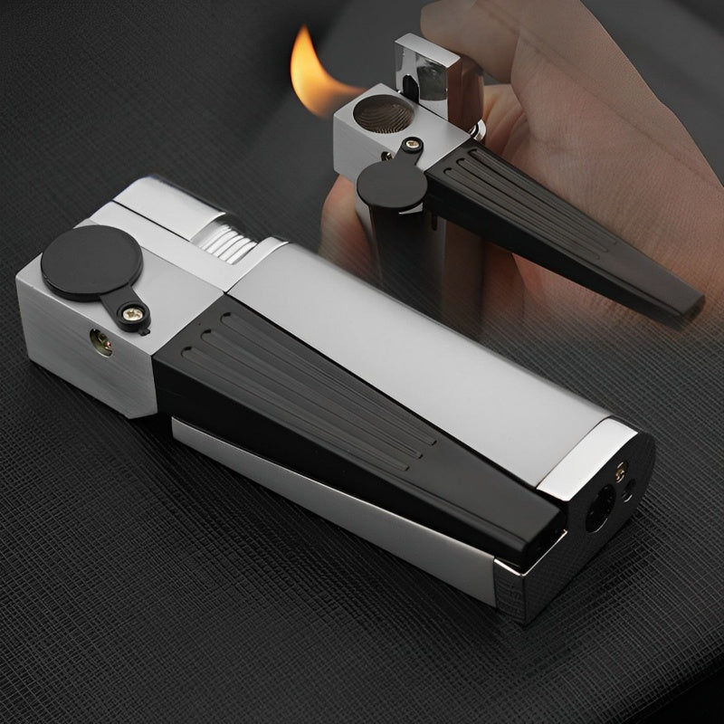 Encendedor Pipe Lighter Creative Foldable Metal Lighter Pipe