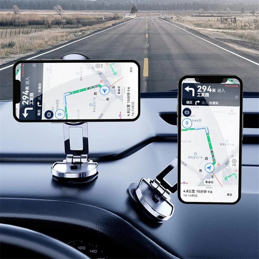 Rotate Metal Magnetic Car Phone Holder Foldable Universal Vehicle Gym From House