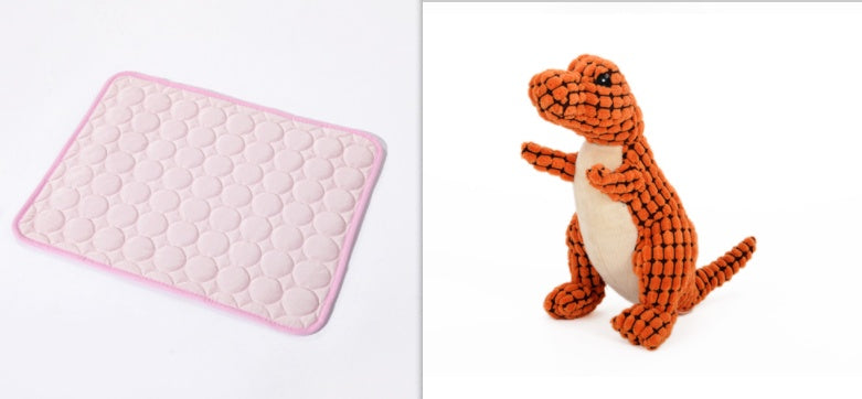 Pet Ice Mat Summer Pet Mat Dog Mat Cat Cooling Mat Pets Gym From House Pink set 100x70cm