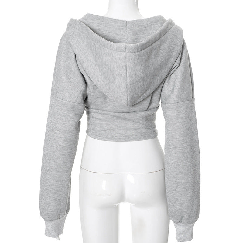 Zipper Hoodie Cardigan Y2K Ins Fashion Street Long Sleeve Women DealSniper.net