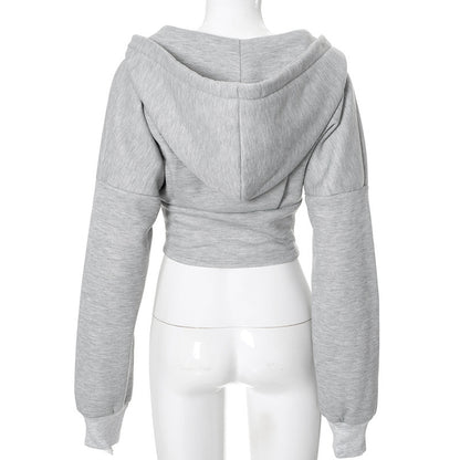 Zipper Hoodie Cardigan Y2K Ins Fashion Street Long Sleeve Women DealSniper.net