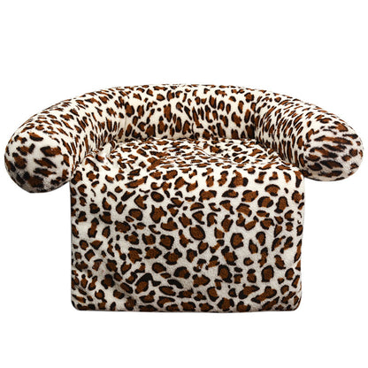 Pet Supplies Plush Kennel Sofa Blanket Pets Gym From House Light Leopard 100x120cm1490G