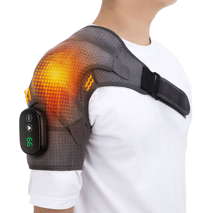 USB Rechargeable Convenient Electric Heating Shoulder Massage Health null