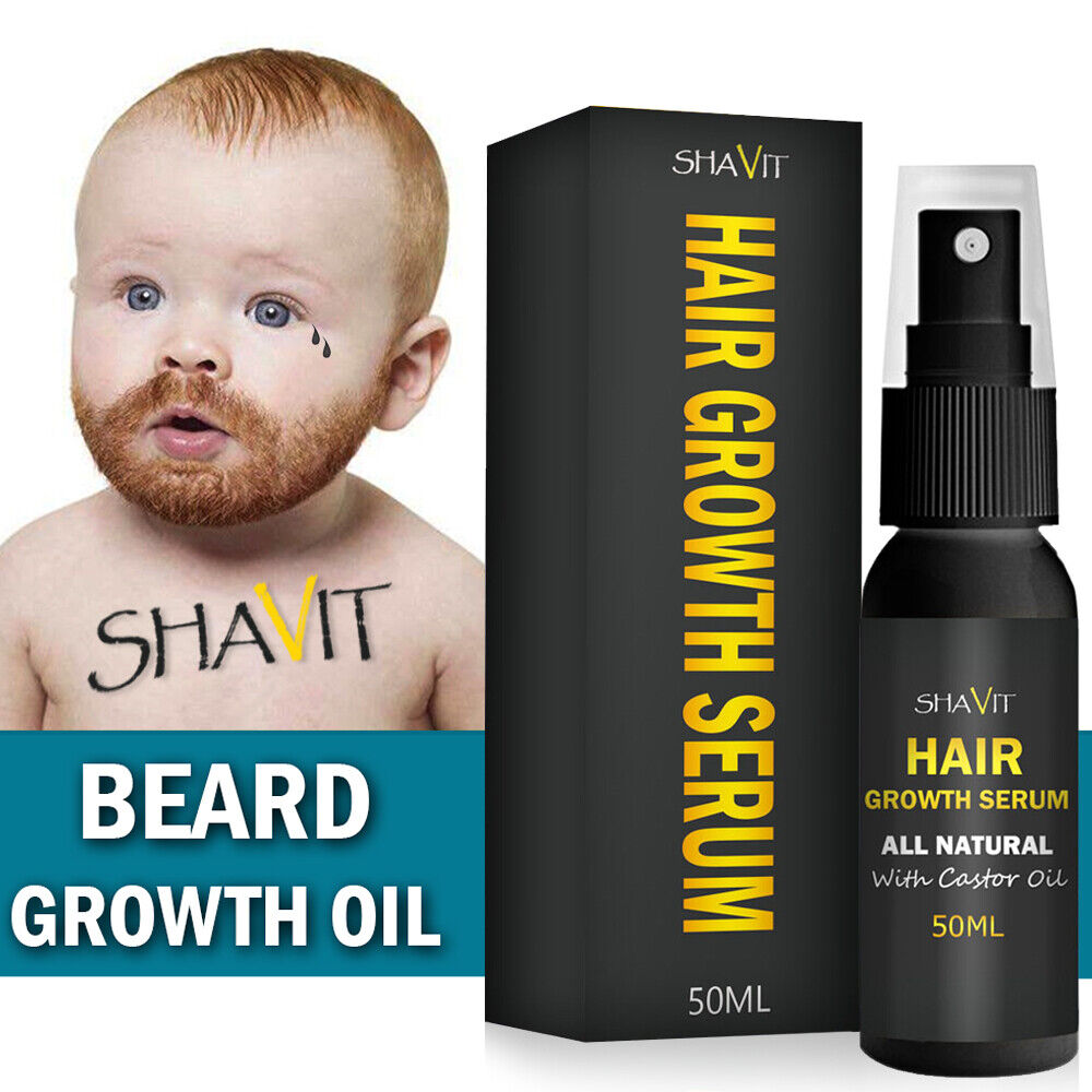 Mens Beard Growth Oil Serum Fast Growing Mustache Facial Hair Treatment For Men Beauty dealsniper-net