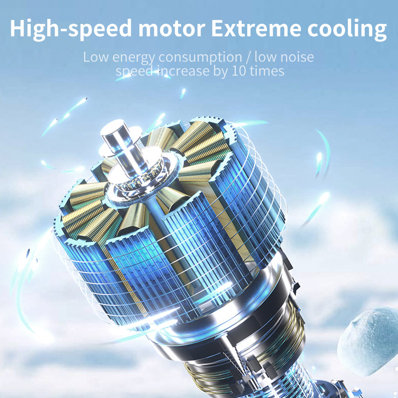 Portable Handheld Fan Speed Adjustable Turbo Mini Fan Gadgets DealSniper.net