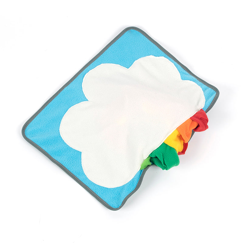 Pet Rainbow Enrichment Mat Dog Play Snuffle Mat For Boredom Pets Gym From House