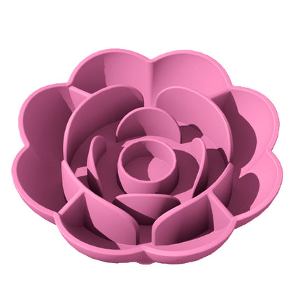 Non-slip Slow Feeding Silicone Dog Food Bowl Easy To Clean Pets dealsniper-net Perfume Bag Red