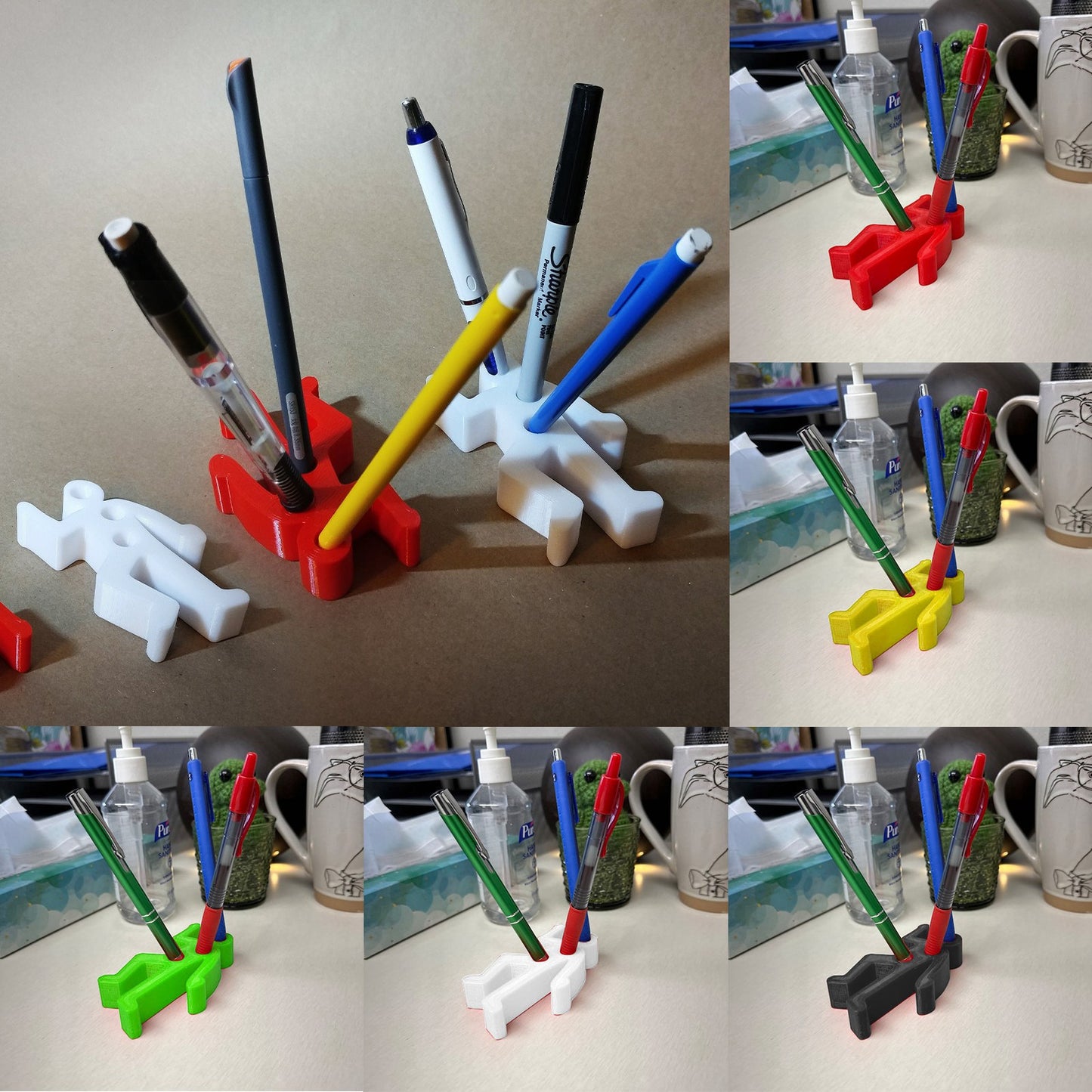 Funny Crime Scene Humanoid Pen Holder Gadgets dealsniper-net