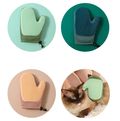 Comb 2-in-1 Floating Hair Removal Pet Gloves Pets Gym From House