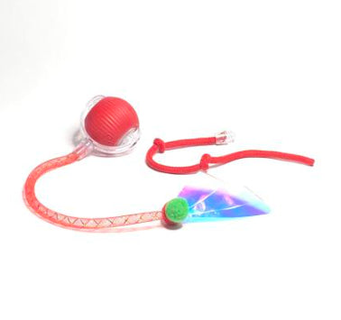 Interactive Cat Toy Ball Super Drive Cat Rolling Ball Pets Gym From House The Dragonflys Tail Is Red