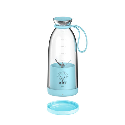 New Electric Portable Juice Cup Kitchen Gym From House Sky Blue 500ML USB