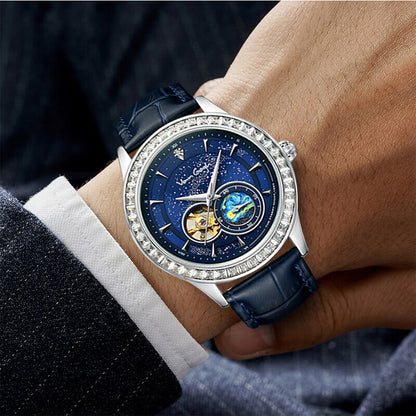 VanGogh Men's Geneva Series Art Automatic Mechanical Watch Jewelry DealSniper.net