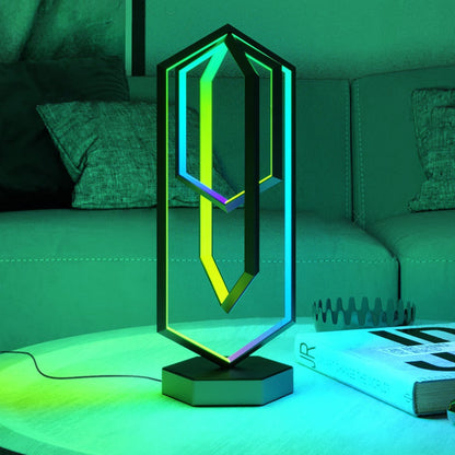 Modern Minimalist Polygon RGB Mood Light