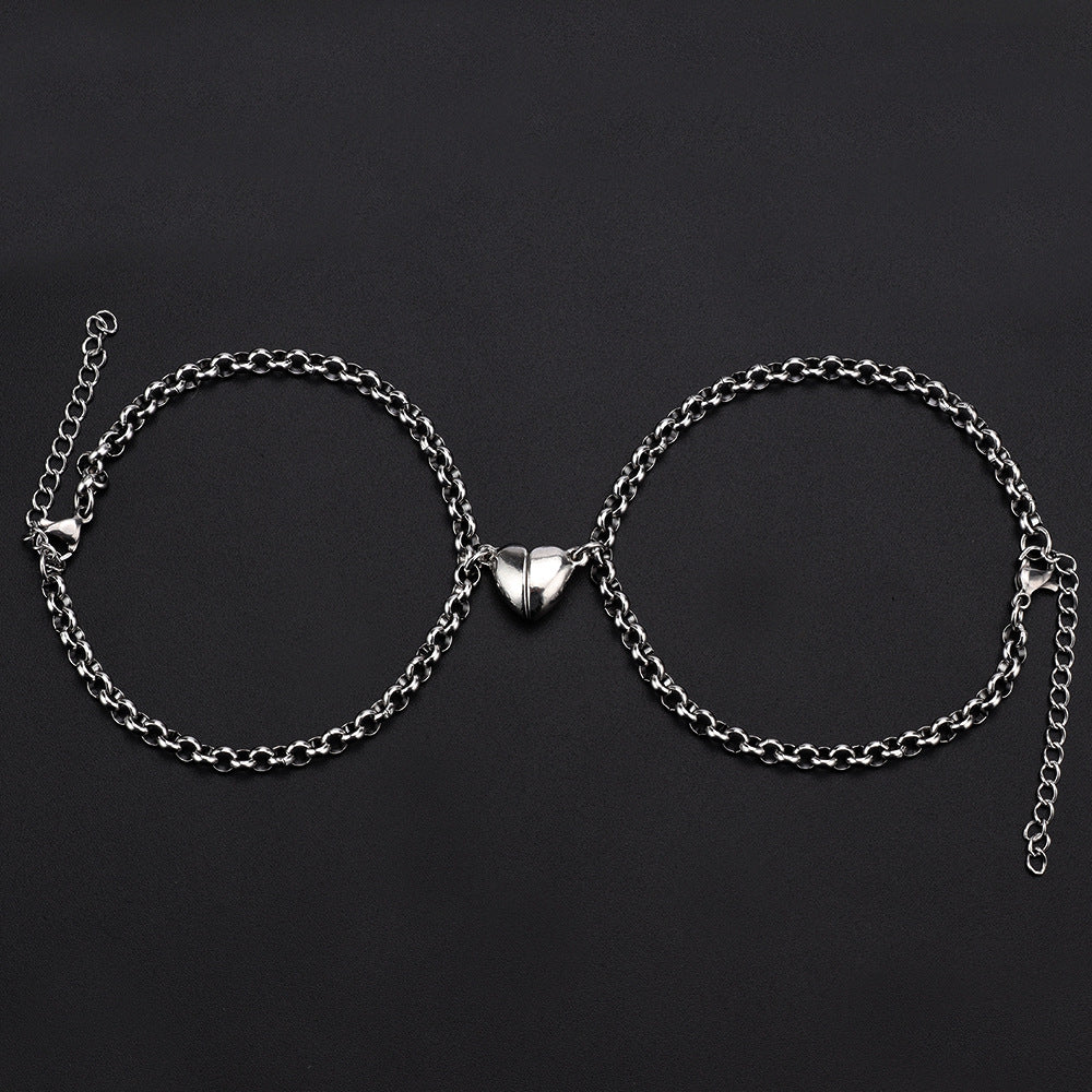 Men And Women Couples NK Bracelets A Pair Of Chains Jewelry Gym From House Pearl chain