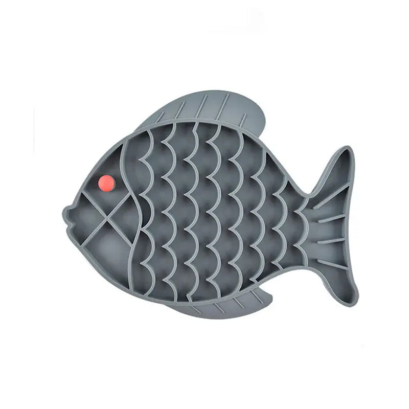 Silicone Lick Mat For Pet Dogs Slow Food Plate Rice Bowl Pets Gym From House Gray