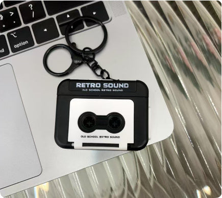 Recording Recorder Pendant Mini Keychain Gadgets DealSniper.net Black