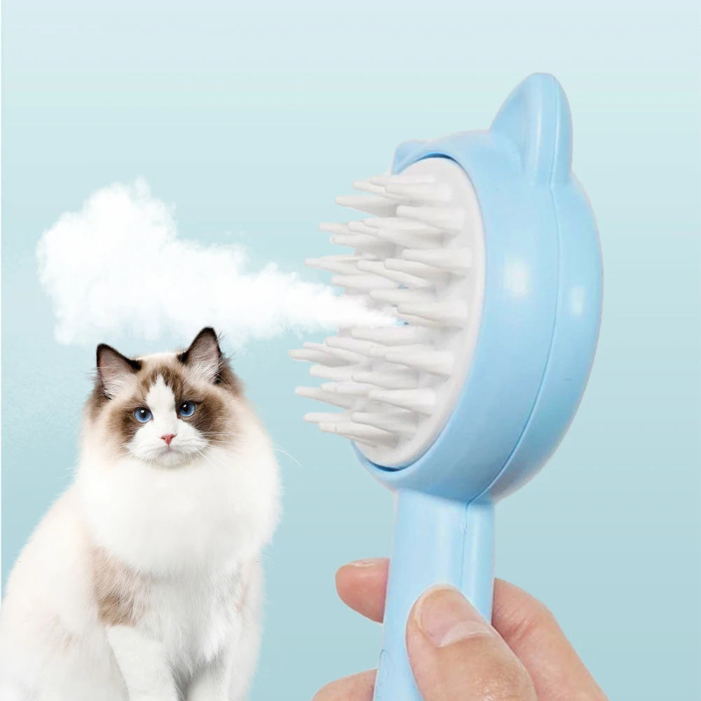 Hair Cleaning Brush With Mist Multifunctional Cat Grooming Pets dealsniper-net