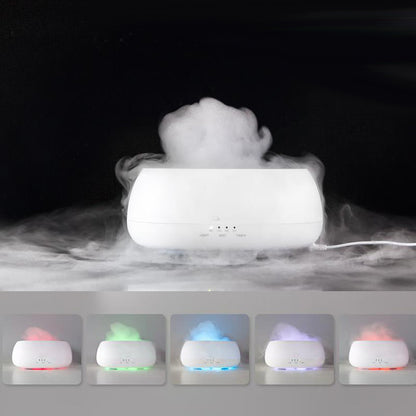 Aroma Diffuser 500ml Ultrasonic Air Humidifier Colorful Light House DealSniper.net White AU