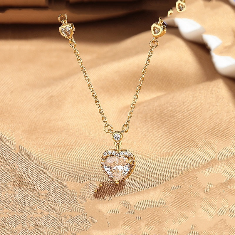 Light Luxury Minority High Sense Fashion Necklace Jewelry dealsniper-net Gold