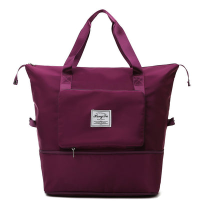Dry And Wet Separation Sports Portable Shoulder Bag Women DealSniper.net Red