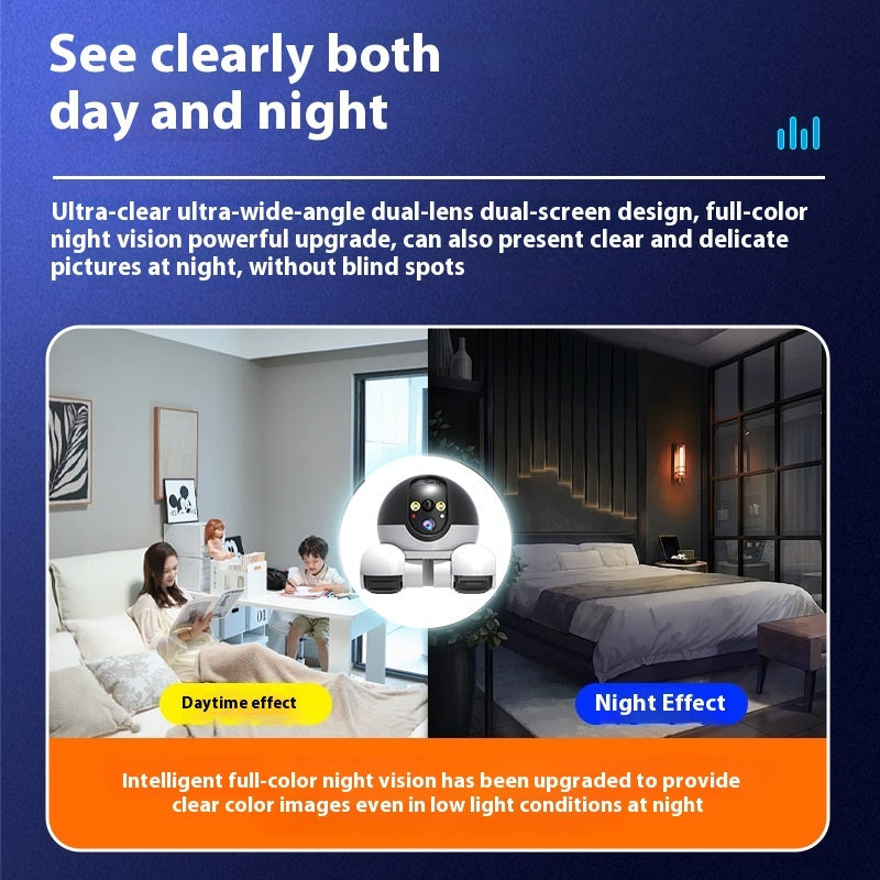 Wireless Smart 360-degree HD Dual Lens Electronics DealSniper.net