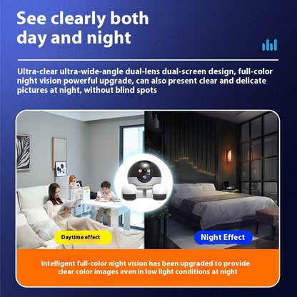 Wireless Smart 360-degree HD Dual Lens Electronics DealSniper.net