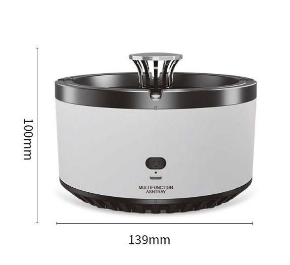 Fashion New Intelligent Induction Ashtray Air Purifier House Gym From House Charge white