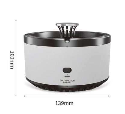 Fashion New Intelligent Induction Ashtray Air Purifier House Gym From House Charge white